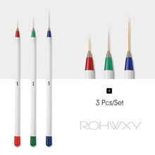 Load image into Gallery viewer, ROHWXY Nail Brush For Manicure Gel Brush For Nail Art 15Pcs/Set Ombre Brush For Gradient For Gel Nail Polish Painting Drawing